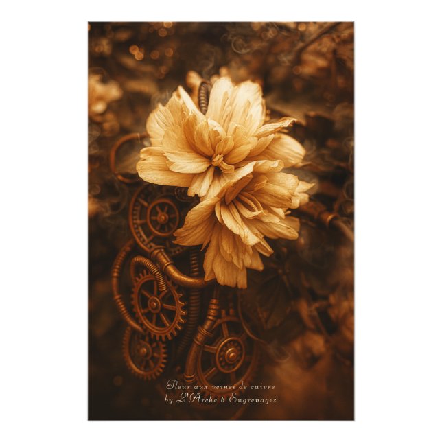 Kupfervenenblume - fotodruck (Vorne)