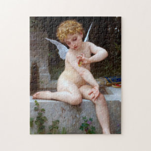 Kupid mit Schmetterling, Bouguereau Puzzle