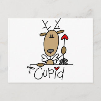 Kupid-Rentier-Tshirts und Geschenke Postkarte