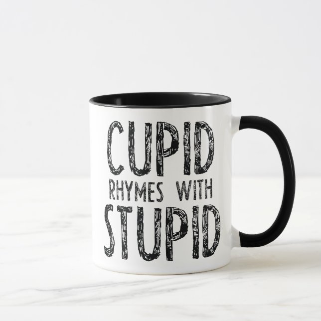 Kupiden Rymnen mit Dummkopf Tasse (Rechts)