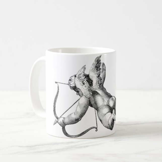 Kupider Gott der Liebe Kaffeetasse (Vorderseite Links)