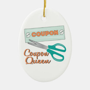 Kupon-Königin Keramikornament