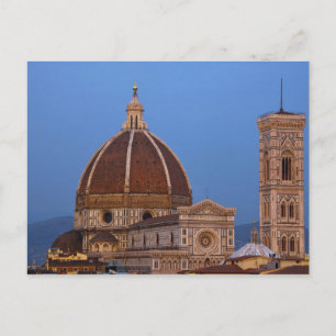 Kuppel der Kathedrale Santa Maria del Fiore in war Postkarte