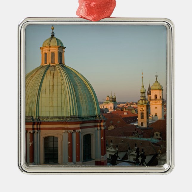 Kuppel der Kirche von Saint Francis, Prag, Tschech Ornament Aus Metall (Vorne)