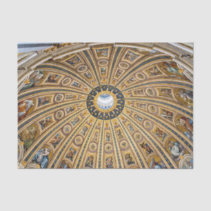 Kuppel der Petersbasilika - Vatikan, Rom, Italien Seidenpapier