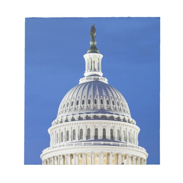 Kuppel der US-Hauptstadt Notizblock (Vorderseite)