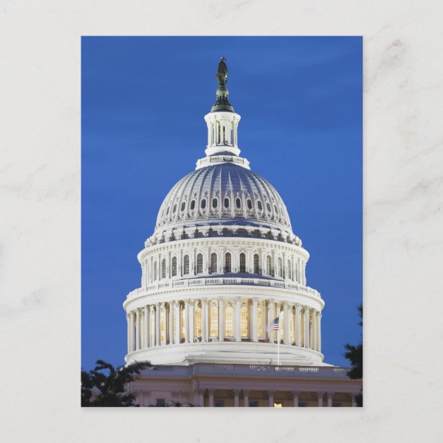 Kuppel der US-Hauptstadt Postkarte (Vorderseite)