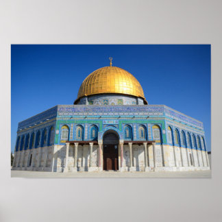 Kuppel des Felsens, Al-Aqsa-Moschee Poster