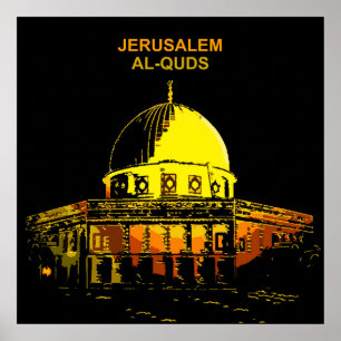 Kuppel des Felsens: Ein Symbol des Friedens Poster