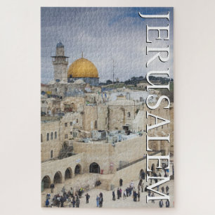 Kuppel des Felsens   Western Wall Plaza, Jerusalem Puzzle
