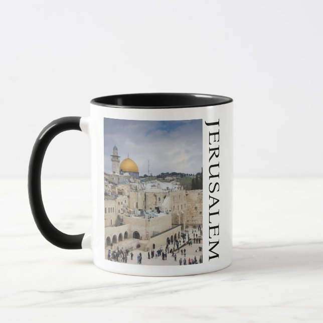 Kuppel des Felsens | Western Wall Plaza, Jerusalem Tasse (Links)