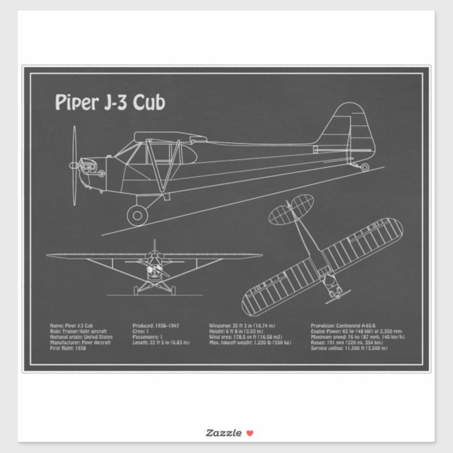 Kuppelflugzeug - Flugzeugkonzepte PD Aufkleber (Blatt)