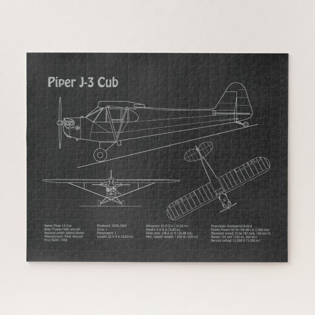 Kuppelflugzeug - Flugzeugkonzepte PD Puzzle (Horizontal)