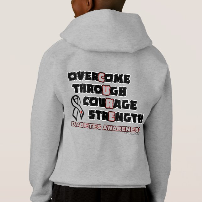 KUR... Diabetes Hoodie (Rückseite)