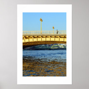 Kuramae-Brücke: Sumida-Fluss, Tokio Poster