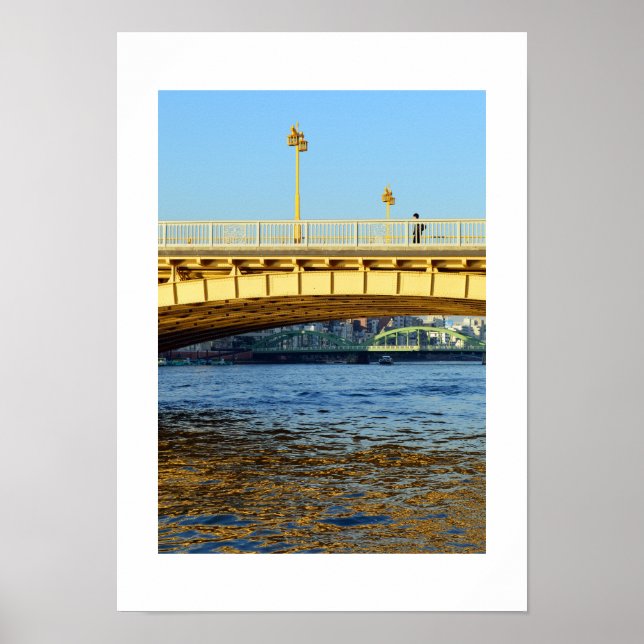Kuramae-Brücke, Sumida-Fluss: Tokio Poster (Vorne)
