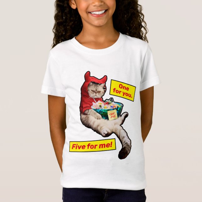Kurbelbauchkatze T-Shirt (Vorderseite)