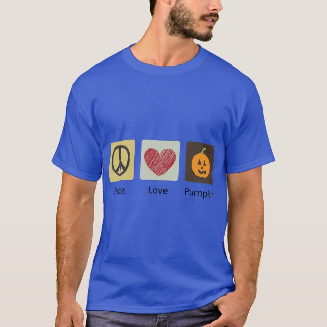 Kürbis-App-Symbole T-Shirt (Vorderseite)