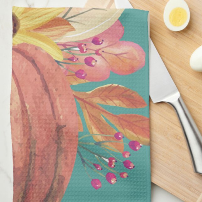 Kürbis aquamarin geschirrtuch (Von Creator hochgeladen)