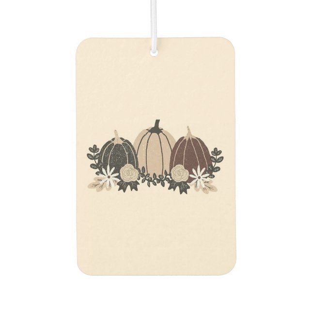 Kürbis Autolufterfrischer (Vorderseite)