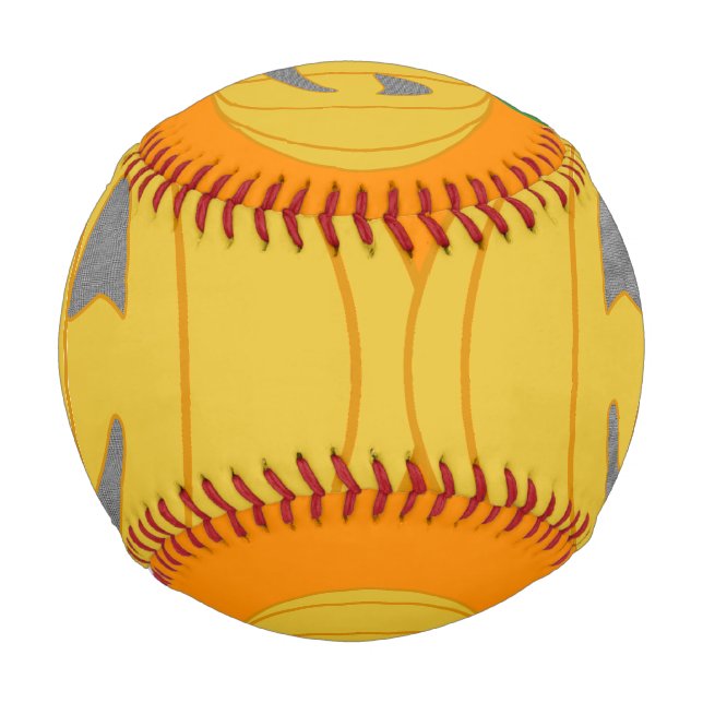 Kürbis Baseball (Vorderseite)