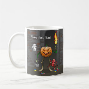 Kürbis bei 'Süßes oder Saures' Kaffeetasse