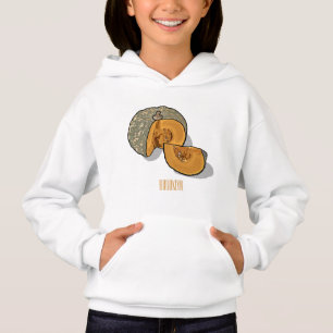 Kürbis Cartoon-Illustration Hoodie