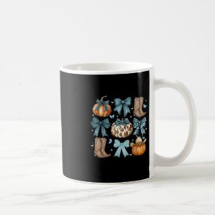 Kürbis Coquette-Schleife Cowboy Western Thanksgivi Kaffeetasse