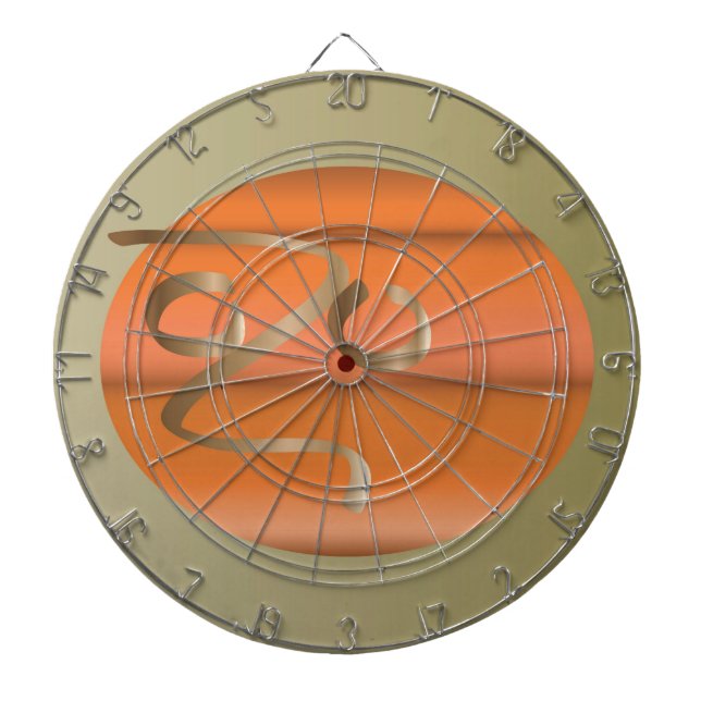 Kürbis Dartscheibe (vorne)