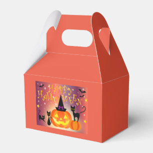 Kürbis-Dekorierte Jack-O'-Lantern-Halloween-Gesche Geschenkschachtel
