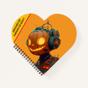 Kürbis-Droid Notizbuch