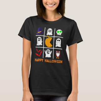 Kürbis essende Geister Halloween Kostüm Gaming Fra T-Shirt