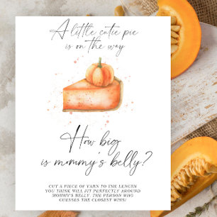 Kürbis-Fall-Pie - wie groß ist Mamas Bauch Spiel Poster