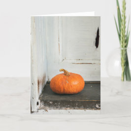 Kürbis Feiertagskarte