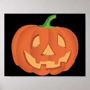 Kürbis für Halloween 1 Poster