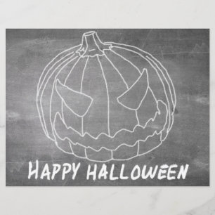 Kürbis für Halloween-6-Chalkboard-Look