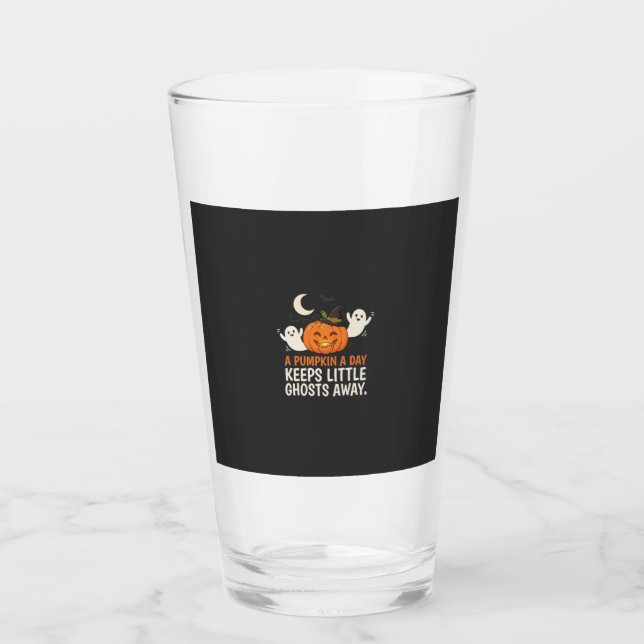 Kürbis-Geist-Halloween-Zitat-Design_1 Glas (Vorderseite)