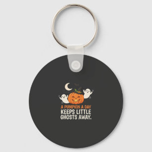 Kürbis-Geist-Halloween-Zitat-Design_1 Schlüsselanhänger