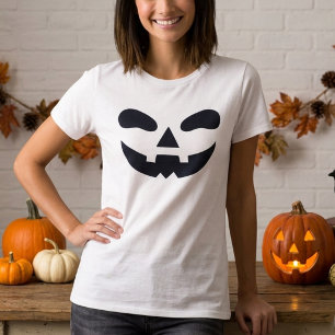 Kürbis-Gesicht Halloween-Kürbis T-Shirt