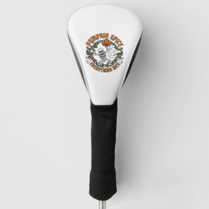 Kürbis-Gewürz Alles Schöne Halloween-Skelett V Golf Headcover