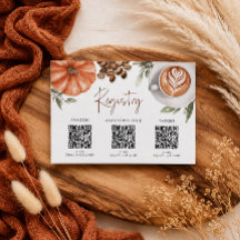 Kürbis-Gewürz-Kaffee-Brautjungfernparty - Geschenk