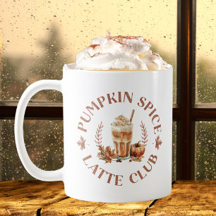 Kürbis-Gewürz-Latte-Club Herbst Herbst Kaffeetasse