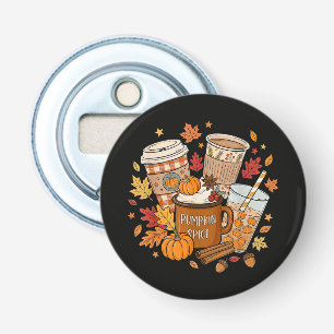 Kürbis-Gewürz-Latte-Herbst-Fall-Saison Flaschenöffner