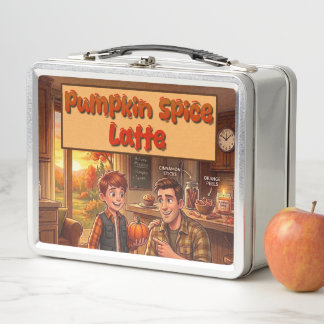 Kürbis-Gewürz-Latte | Metall | Lunchbox