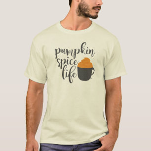 Kürbis-Gewürz-Leben-T-Shirt   Süßer Herbst Herbst  T-Shirt