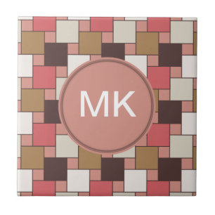 Kürbis-Gewürz-Webart-Muster Fliese