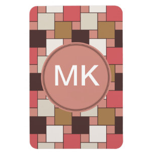 Kürbis-Gewürz-Webart-Muster Magnet