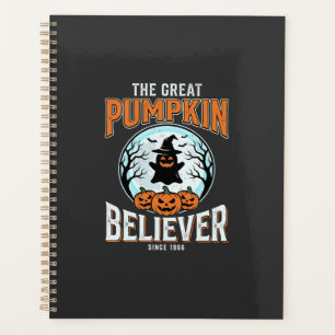 Kürbis-Gläubiger Halloween-Grafik Planer