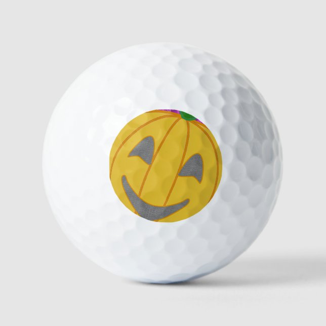 Kürbis-Golfbälle Golfball (Vorderseite)