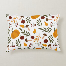 Kürbis, Granatäpfel und Birnen Dekokissen